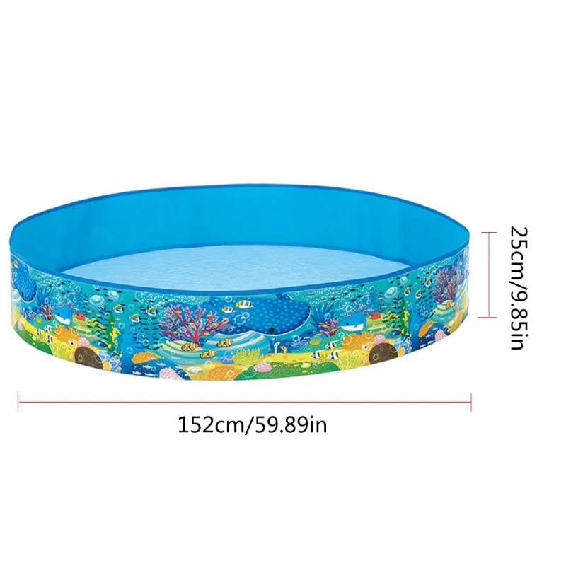 60’’ Small Swimming Pool Outdoor Garden Party Family Activity Yard Paddling Pool Drop shipping