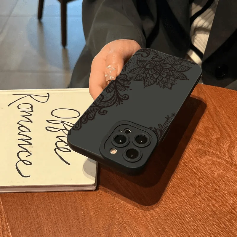 Luxury Lotus Flower Soft Case for Samsung A16 A56 A36 A55 A54 A35 A15 A52 A53 A34 A33 S26 S25 Ultra S23 S22 Plus S24 FE Covers