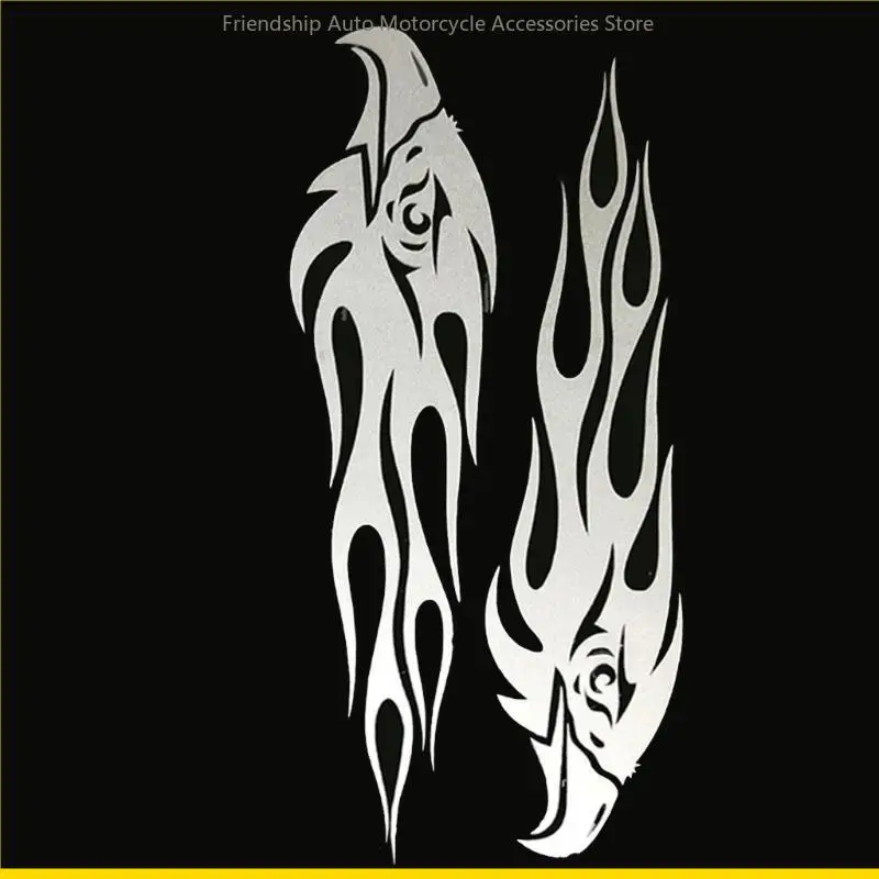 Szch Flame Sticker Cool Auto Styling Universal Fits Motorcycle Car Pet Rótulo