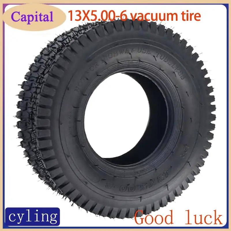 6-inch 13x5.00-6 vacuum tire,  for 6-inch beach bike ATV go kart tireskart