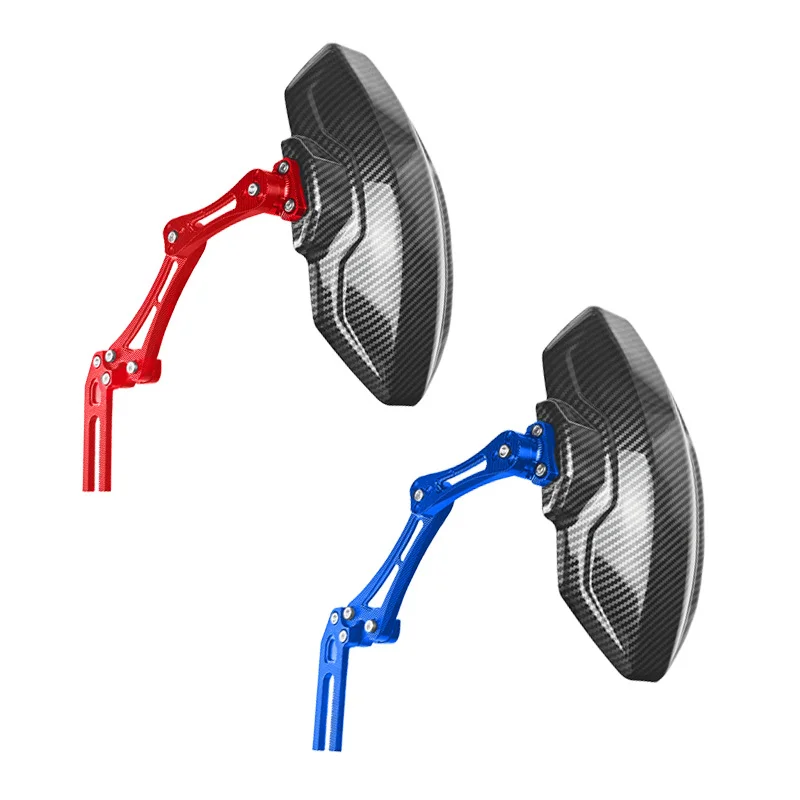 Universal Motorcycle & Electric Bicycle Rear Fender Bracket: 10" Tire Compatible, 360° Rotatable & Adjustable Aluminum Wing