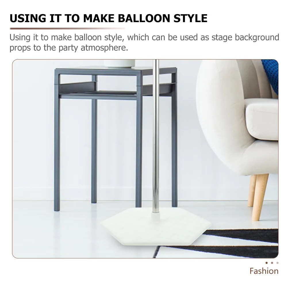 

2 Sets Balloon Stand Kits Metal Floor Column Holders Rods Base Party Decoration Balloon Sticks DIY Accessories