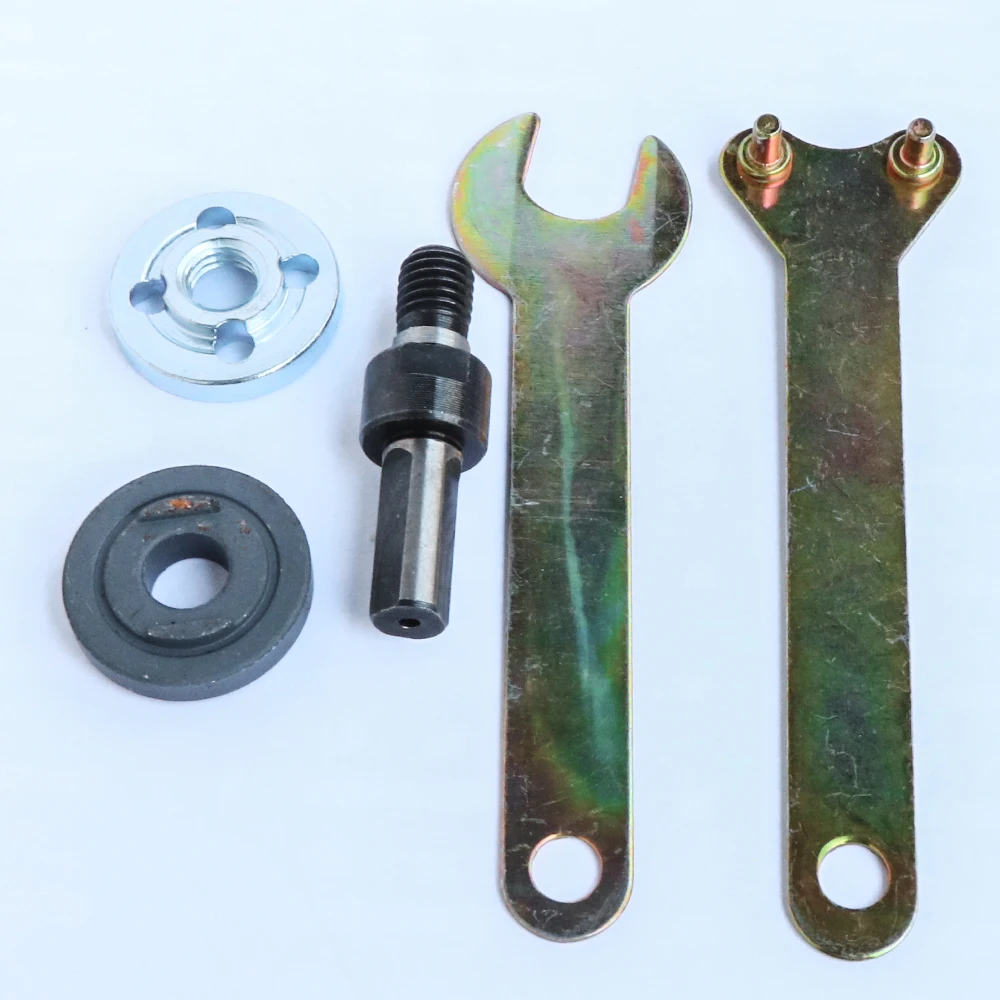 1Set 5PCS Electric Drill Conversion Angle Grinder Connecting Rod For Cutting Disc Polishing Wheel Handle Holder Adapter