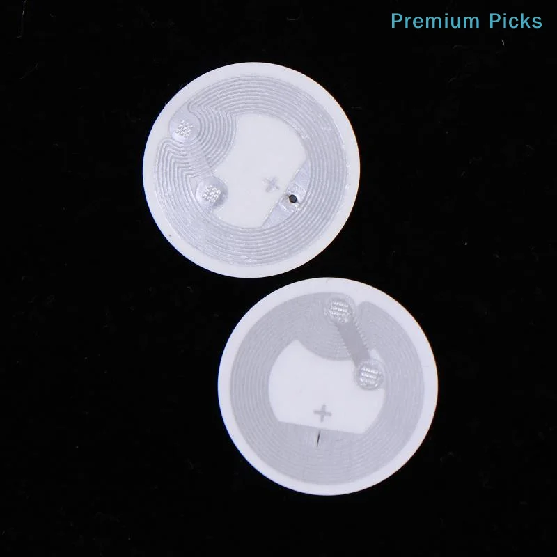 portable10Pcs RFID Tags Stickers Ntag215 NFC Tag 13.56MHz ISO14443A Sticker Phone Available RFID Adhesive Label