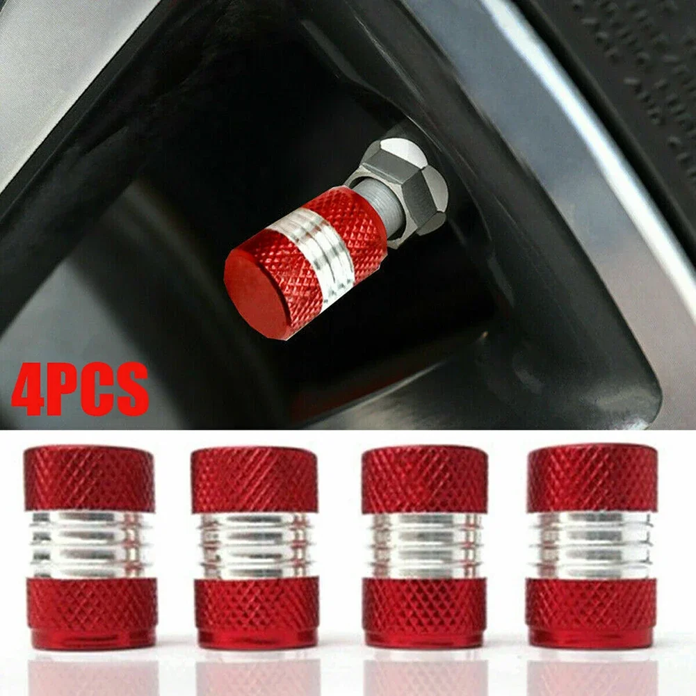 Valve Cap Stem Cap Accessories Anti-rust Car Cover Dust Cap Rim Wheel Tire Tire Valve Stems 4 Pcs Air Valve Stem Alloy