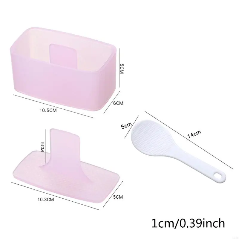 H3CF No BPA, sem bastão, sem sushi tóxico ferramentas Home DIY Press Kitchen Home