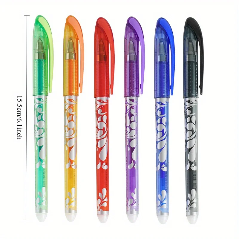 6/20/28/36/55Pcs Löschbaren Gel Stift Set 0,5mm 6 Farben Tinte schreiben Gel Stifte Kreative Zeichnung Werkzeuge Bürobedarf Schreibwaren – Detail 2