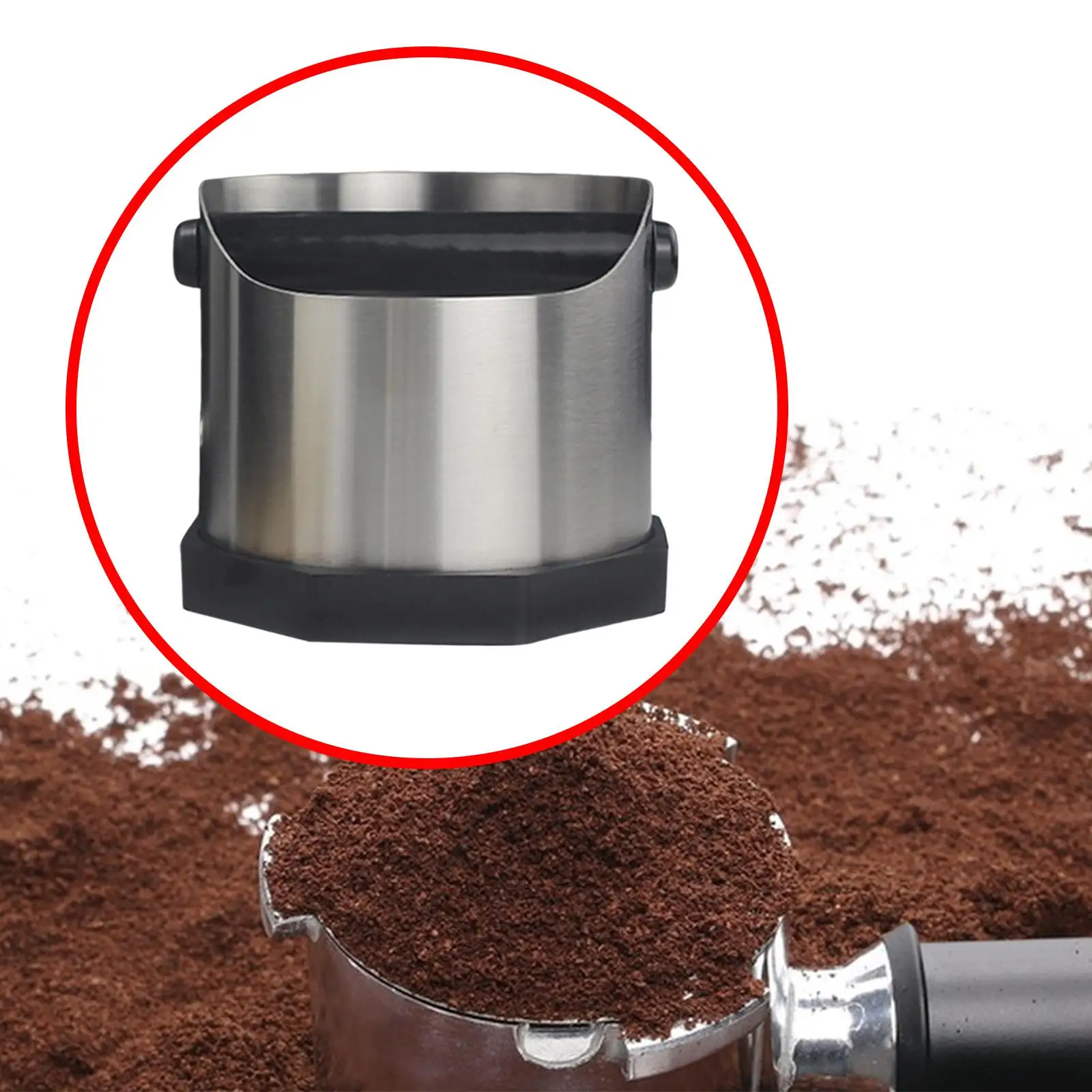 Caja de golpe de café, contenedor de basura de café expreso para cocina, hogar, oficina