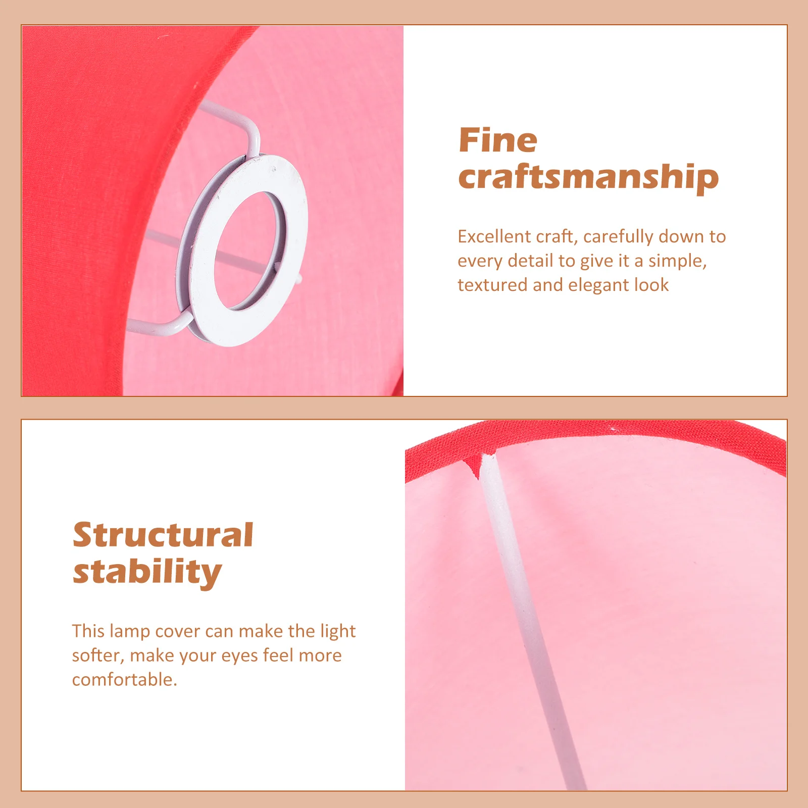 

Macaron Fabric Lamp Shade Pendant Light Cover Table Floor Desk Lamp Shade Decorative Light Fixture Accessory Drum Lampshade