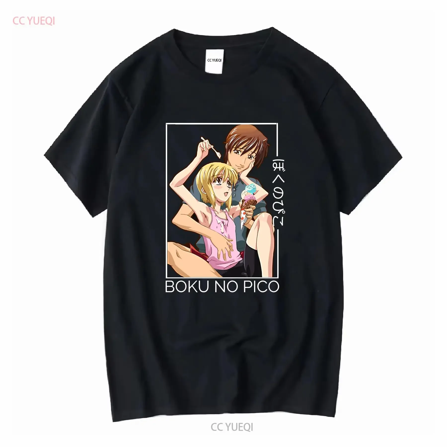 Boku no pico lovers gift Classic Essential T Shirt long or short sleeves vintage Washed Top For Everyday Wear Versatile Casual