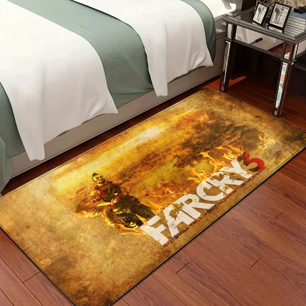 F-Far-Cry 3 Entrance Door Mat Nordic Style Bedroom Living Room Doormat Home Balcony Anti-Slip Modern Home Decor