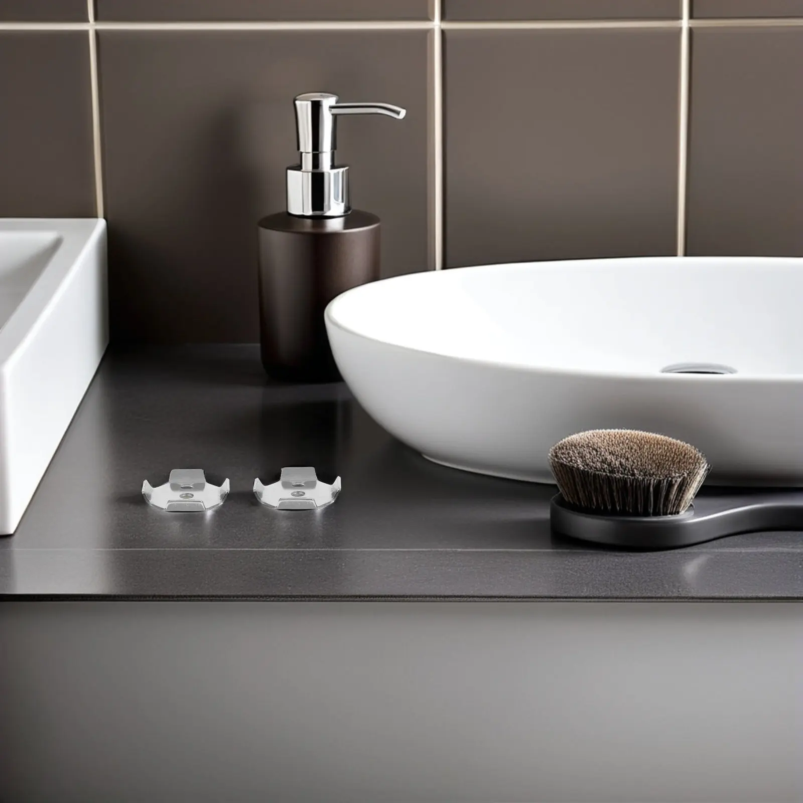 

Комплект из 6 кронштейнов для крепления полотенцедержателя из нержавеющей стали, опорные кронштейны для полотенец, замена держателя туалетной бумаги