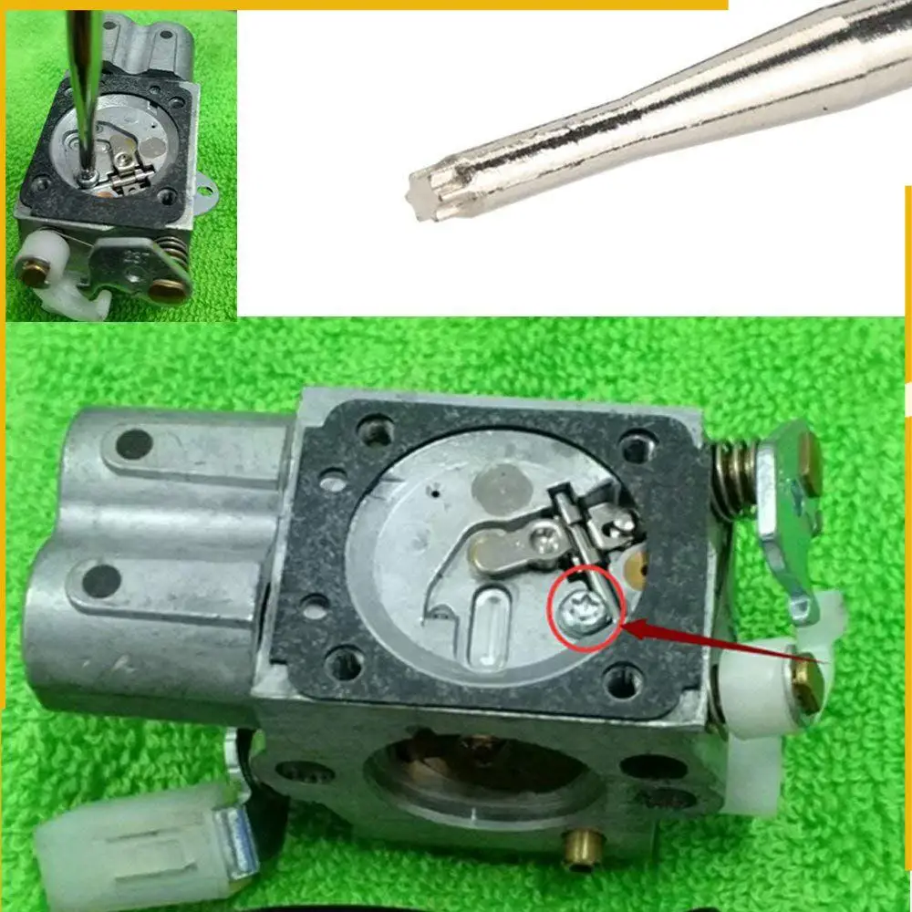 

A92P Carburetor Adjustment Tool With Carburetor Cleaning Brush Needle For Common 2 Cycle Small Engine ECHO STIHL Poulan Husqvarn
