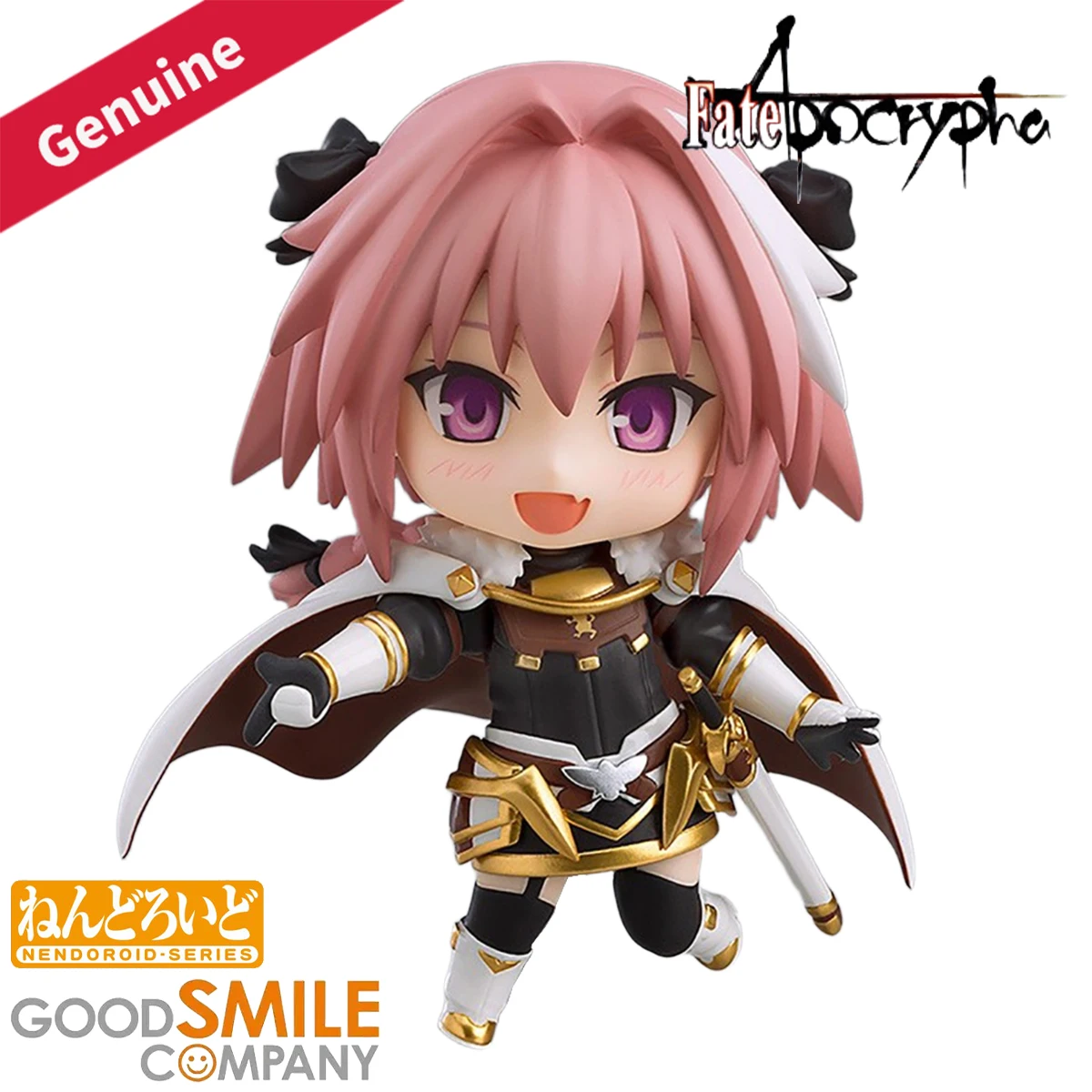 Oryginalne figurki/nakładki Nendoroid od Good Smile Company ( # 884) Fate/Apocrypha Astolfo Rider z powieści o tematyce fantasy, figurka akcji z serii o tematyce fantasy