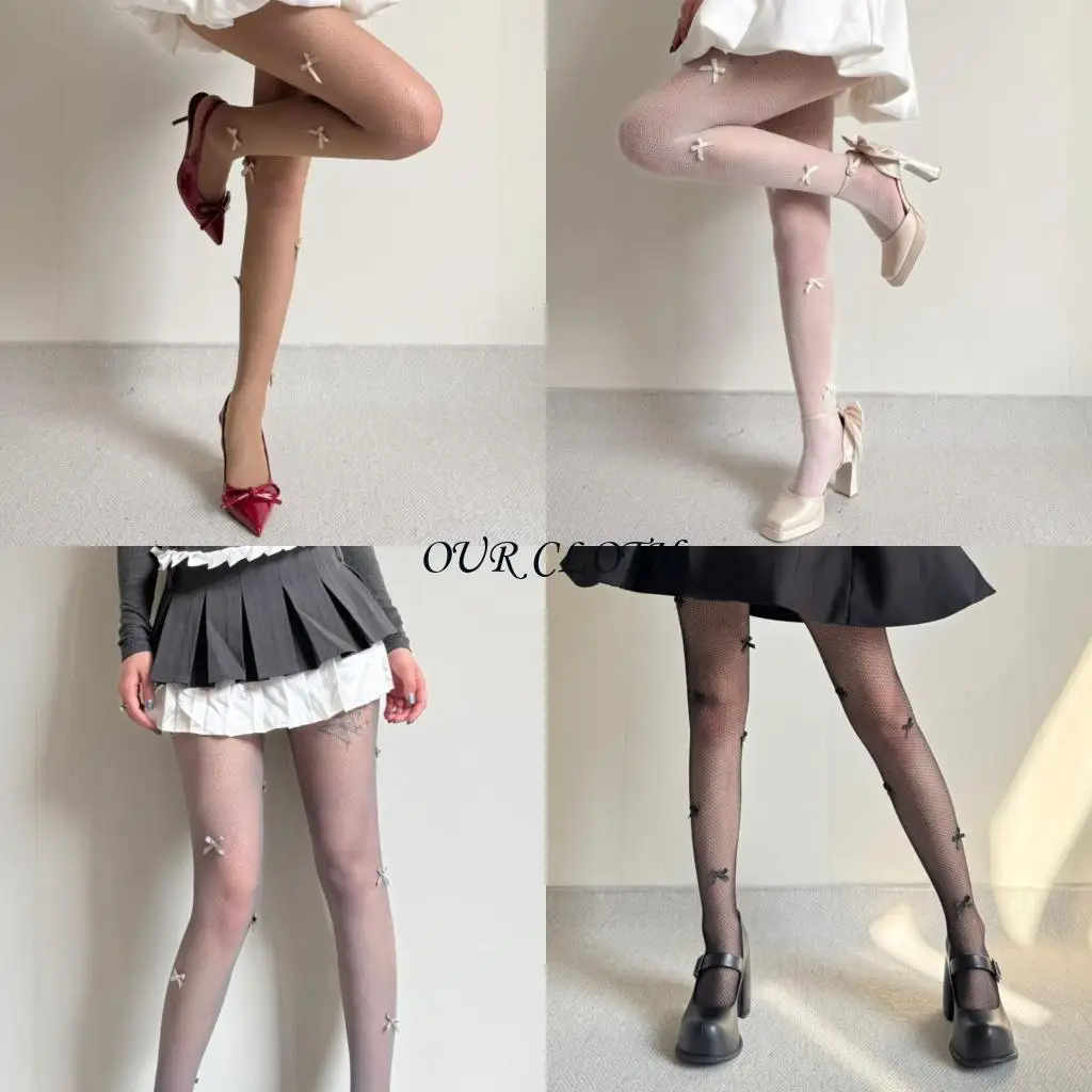 

Summer Thin Sheer Patterned Stockings for Women Sweet Stockings Pantyhose High Waist Pantyhose Tights Gifts Y1AC