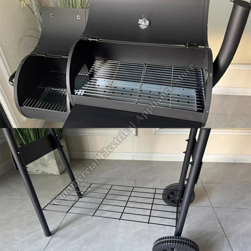 ย่างบาร์บีคิวกลางแจ้งเตาถ่านในครัวเรือนย่างบาร์บีคิวอเมริกันสวนย่างบาร์บีคิว Chimney Mother Grill