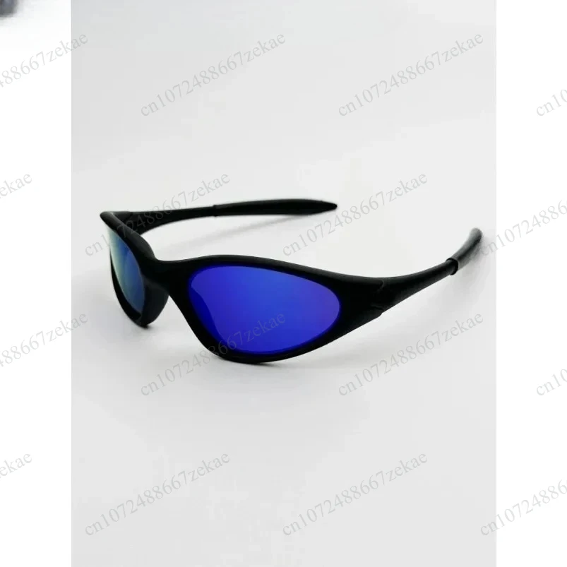 One-piece polarized sunglasses TR90 material cycling UV-proof sunglasses