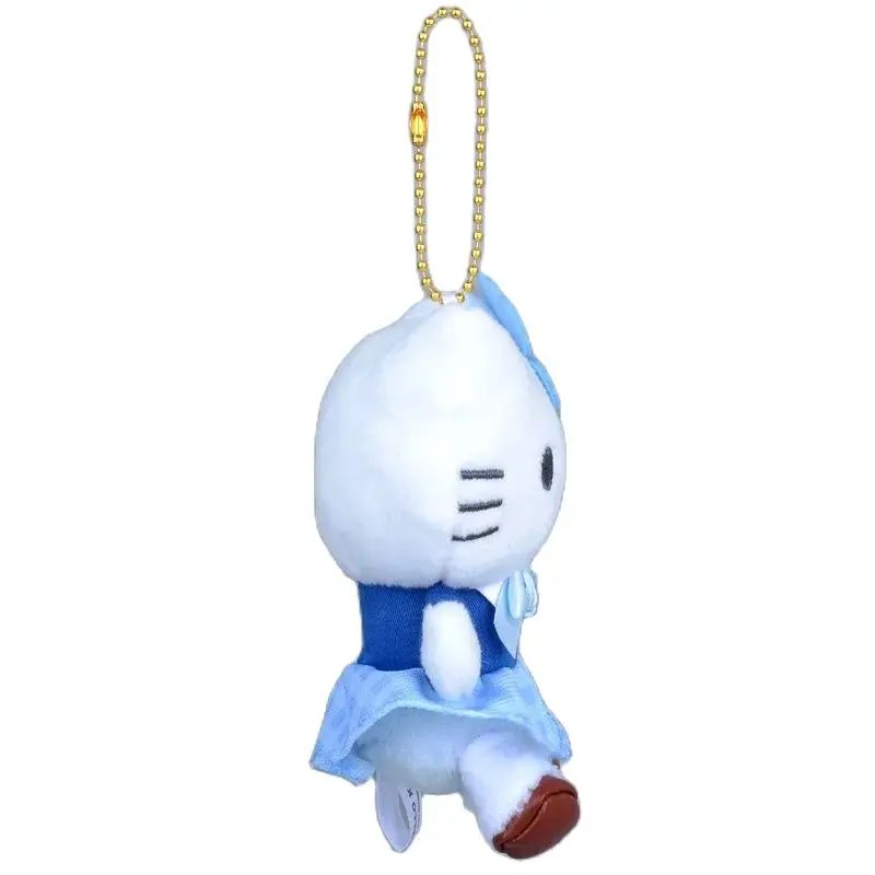 Simpatico uniforme scolastica giapponese Sanrio carbone cenere gatto peluche bambola ciondolo portachiavi ciondolo ragazza cuore regalo regalo di compleanno