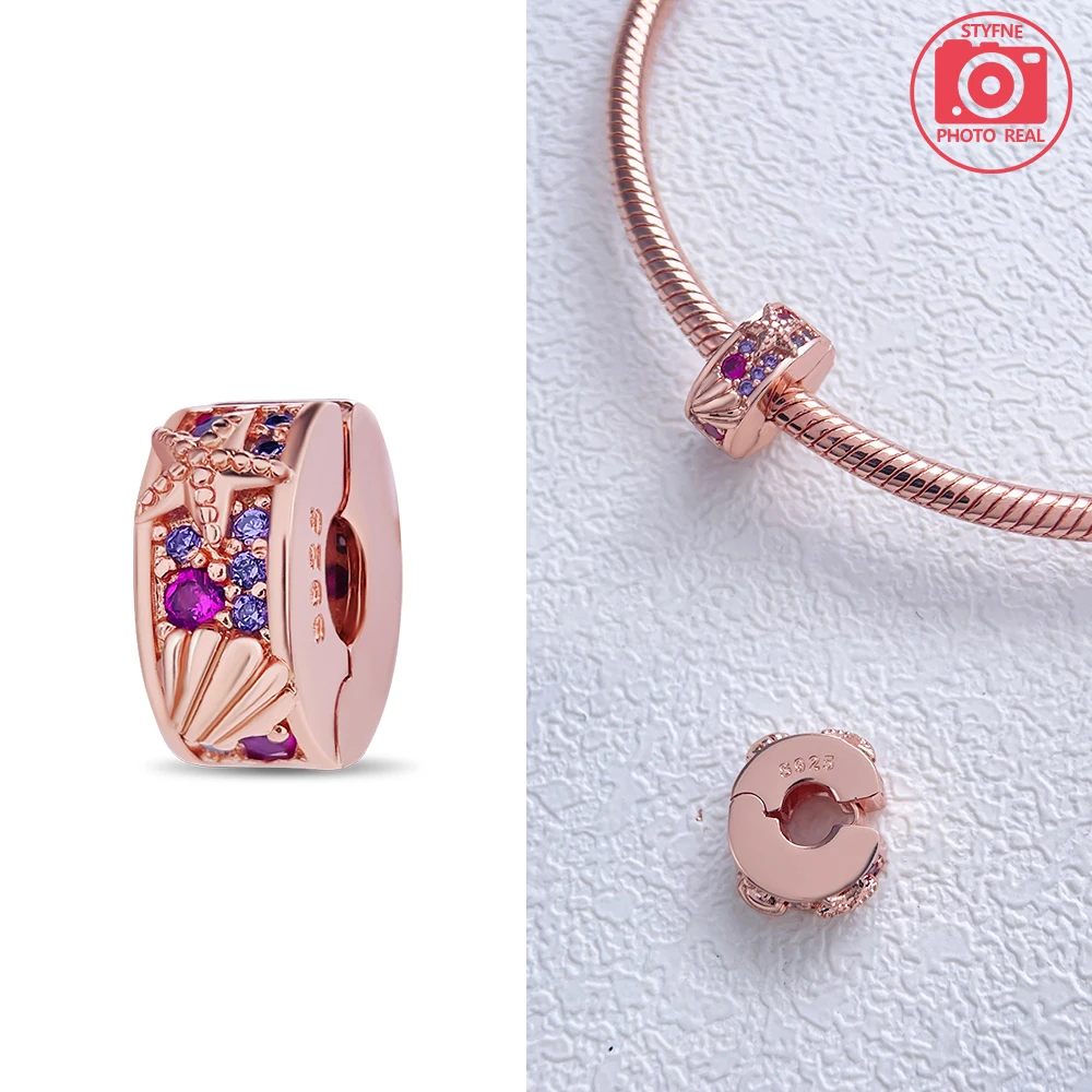 الأصلي البحر قذيفة نجم البحر ستار الخرز صالح سوار سحر 925 فضة صنع المجوهرات عيد الحب Diy بها بنفسك هدية