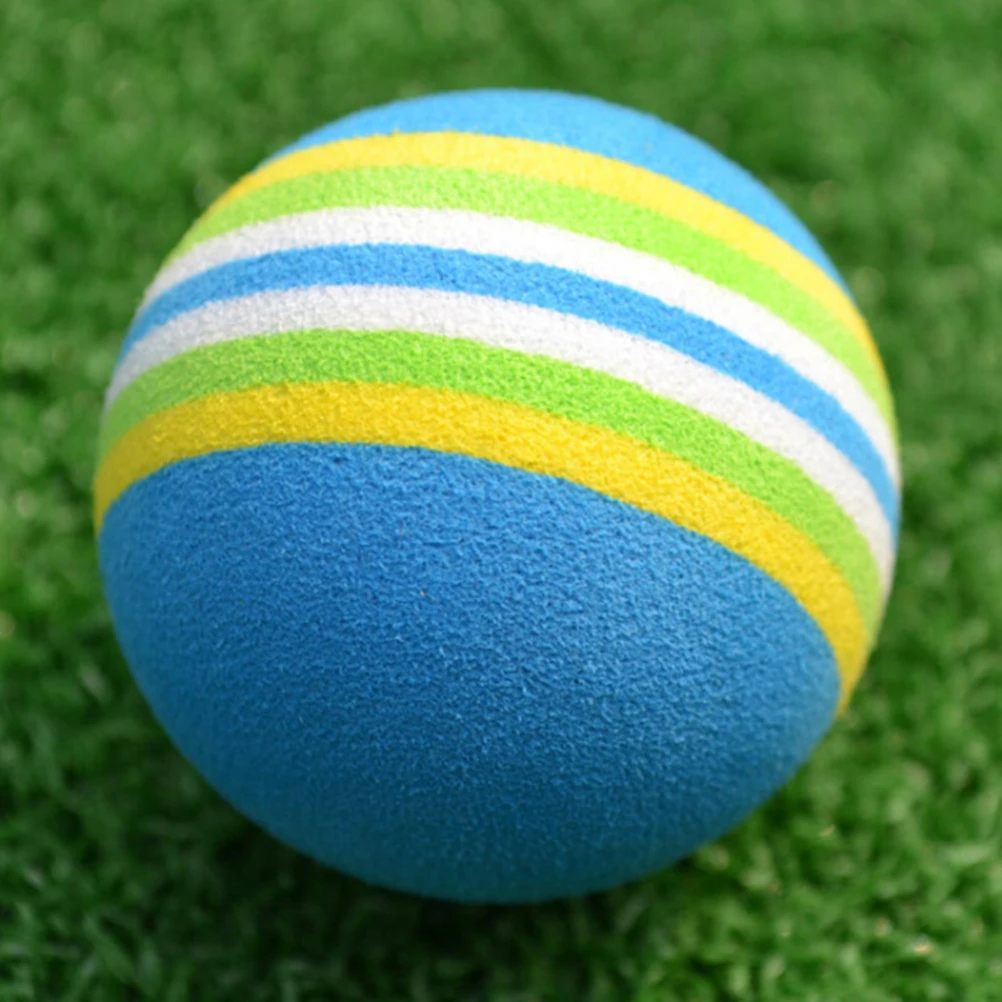 

20 Pcs Golf Practice Ball Indoor Balls Training Elastic Bounce Chipping Game Coloured Floating