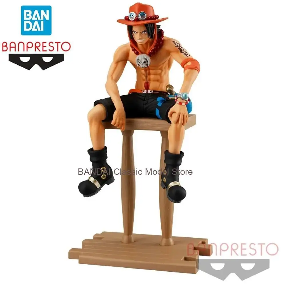 

100% Original In Stock Bandai Banpresto Anime One Piece Grandline Journey Portgas D Ace Pvc Action Figure Model Boxed Toys Gifts