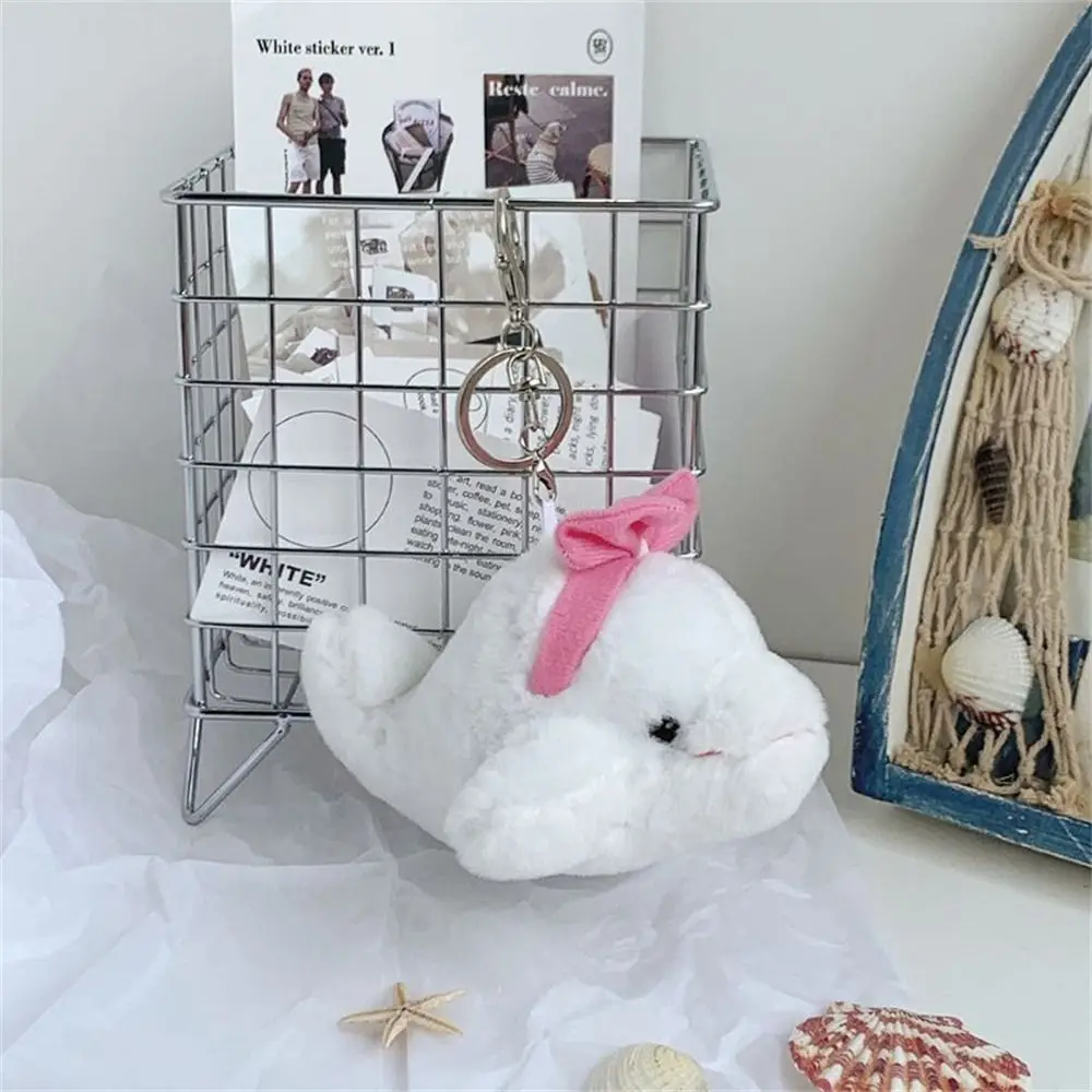 

Marine Animal Dolphin Keychain Ocean Series Killer Whale Seal Pendant Cartoon Cute Whale Plush Keychain Backpack Pendant