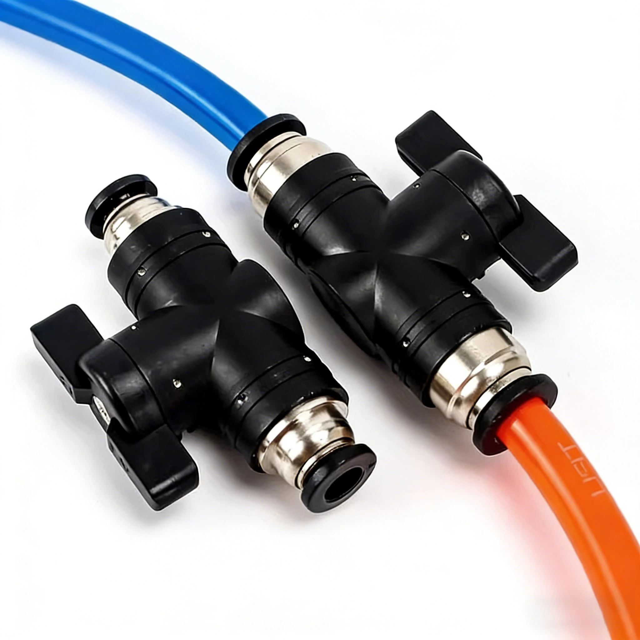10/50Pcs BUC 4mm 6mm 8mm 10mm 12 Pneumatic Push In Quick Joint Connector Hand Valve To Turn Switch Manual Ball Current-limiting