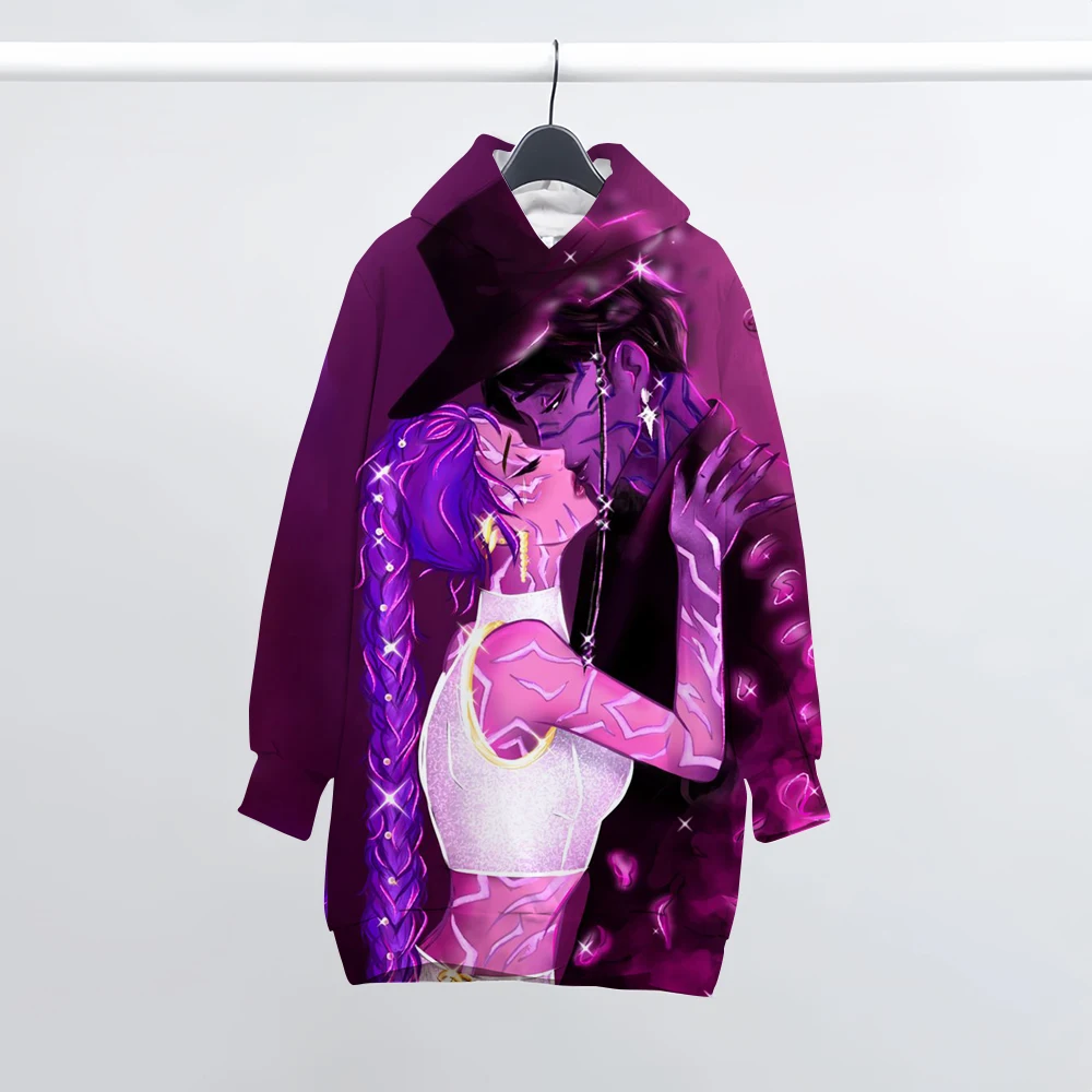 الأطفال فستان بقلنسوة فيلم شعبي KPop شيطان الصيادين طفل 3-12 سنة معطف بنين بنات بلايز الربيع الترفيه بلوزات الملابس #3