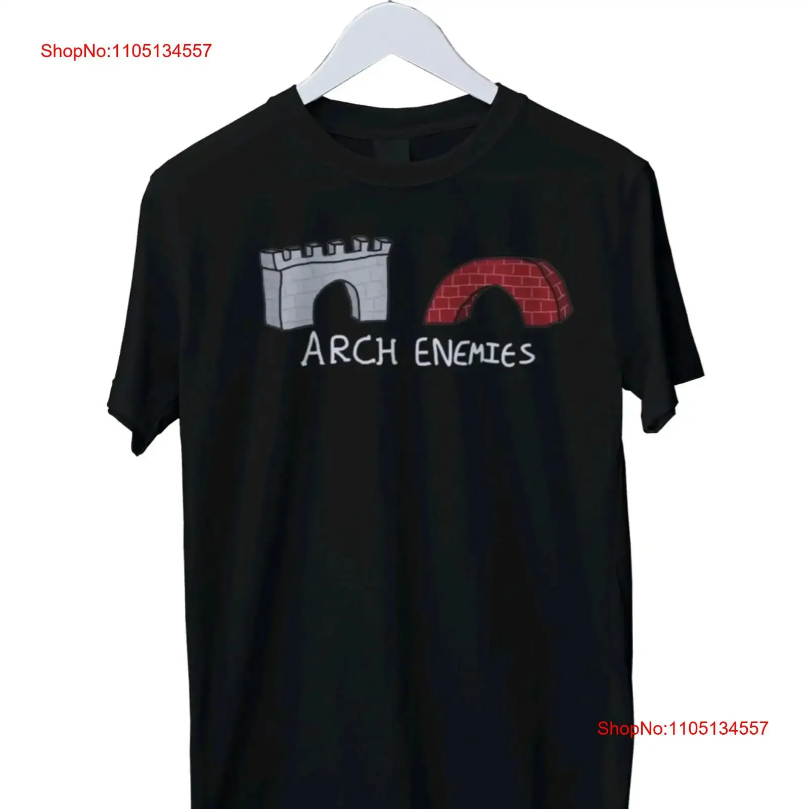 تي شيرت رجالي مطبوع عليه أعداء القوس S M L XL 2 3 4 قميص عتيق مغسول متعدد الاستخدامات للارتداء اليومي قابل للتنفس كاجوال ناعم #1