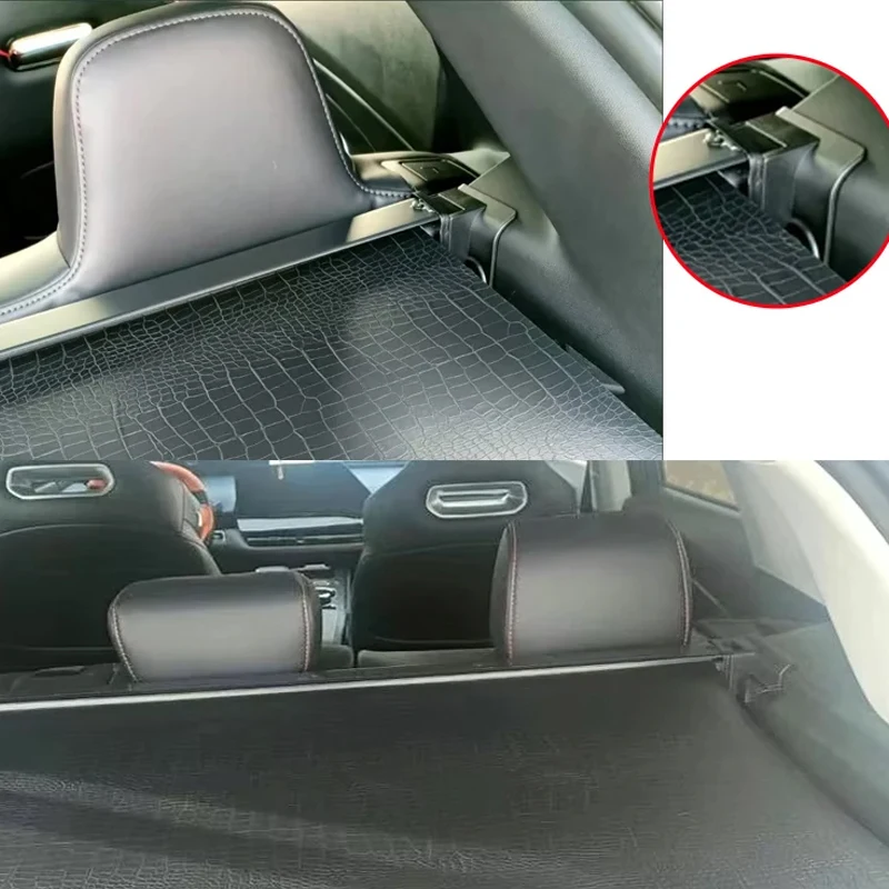 for GWM Haval Jolion 2023 Accessories 2021~2024 Car Trunk Curtain Cargo Cover Rear Tray Retractable Security Luggage Storage Mat