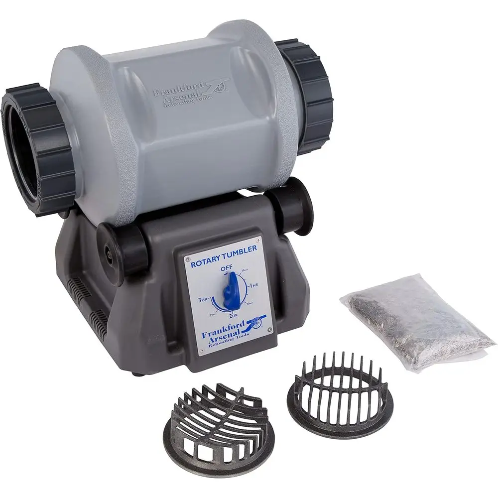 

Комплект роторного барабанного галтовочного аппарата с сепаратором для очистки латуни, перезарядки оружия и оружейных работ