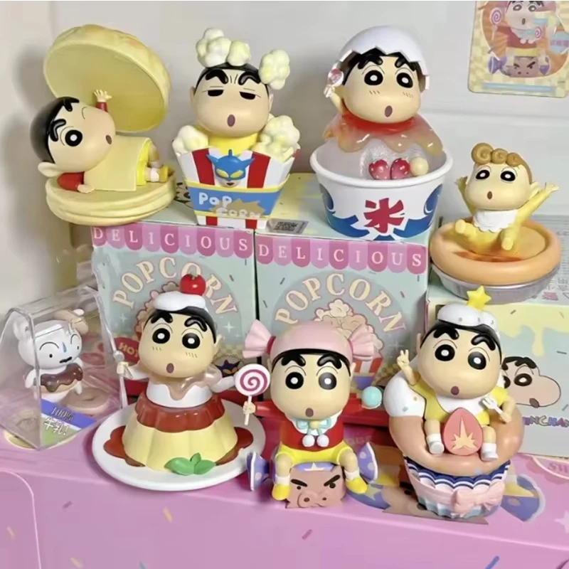 

Милый карандаш Шин-Чан Heart Time Series слепая коробка модель из ПВХ для мальчиков коллекция игрушек настольный орнамент статуя подарок на Рождество и день рождения