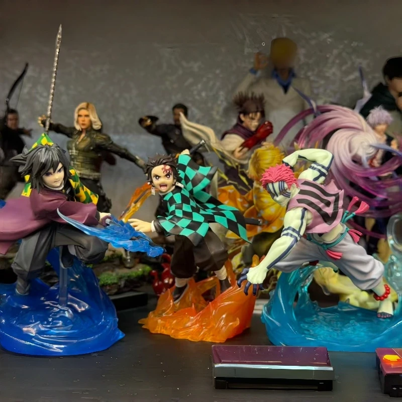 

Original Genuine SEGA Demon Slayer 14-14.5cm Kamado Tanjirou Akaza Tomioka Giyuu Action Figurine PVC Desktop Ornament Toy Gifts
