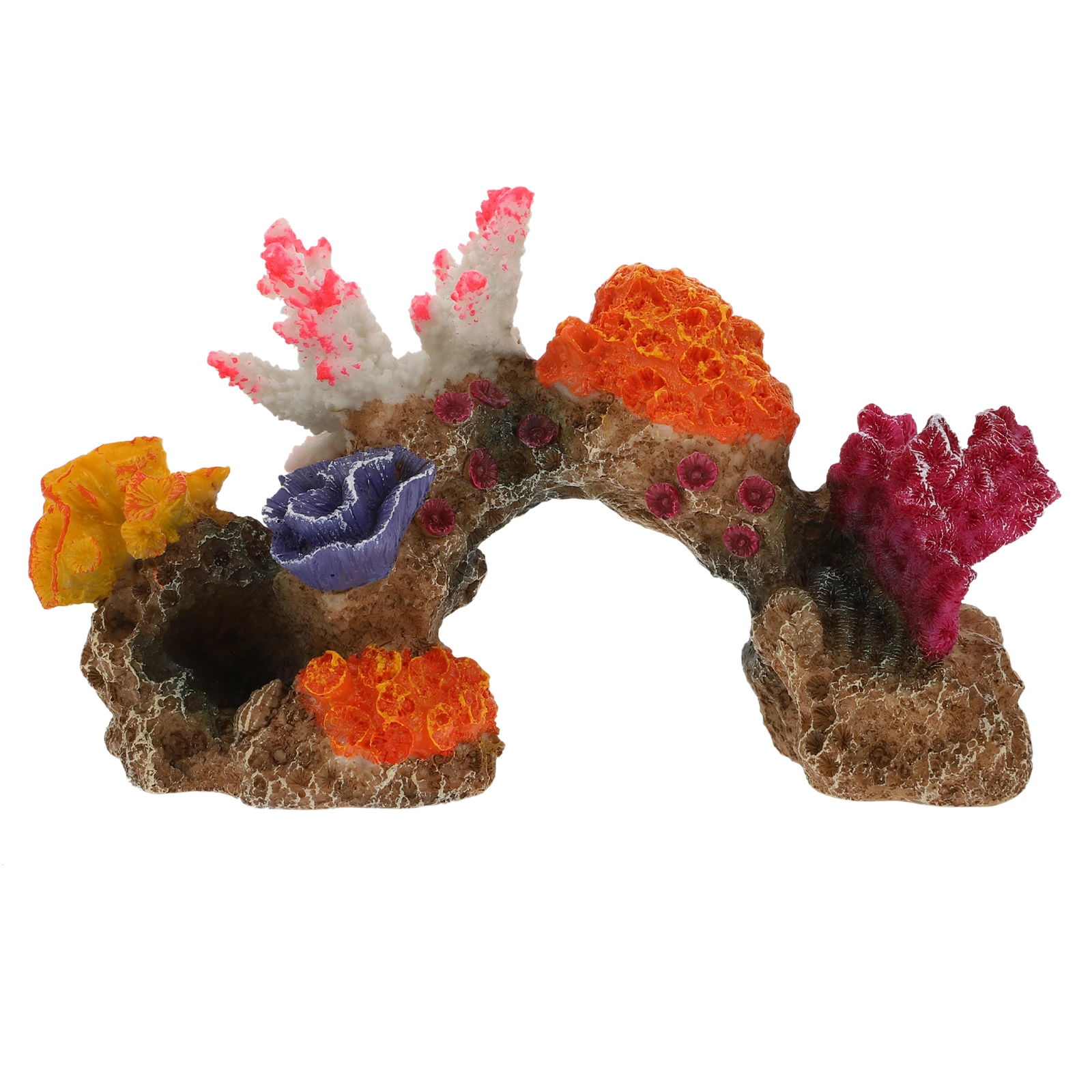 

Coral Resin Rockery Aquarium Decor Artificial Hill Landscape Decoration Fish Tank Supplies Lifelike Ornament