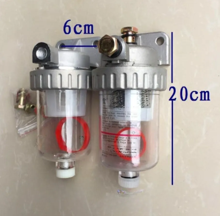 

1 шт. сепаратор топливной воды в сборе, дизельный фильтр для экскаватора Komatsu-6, детали экскаватора, сепаратор топливной воды, новый