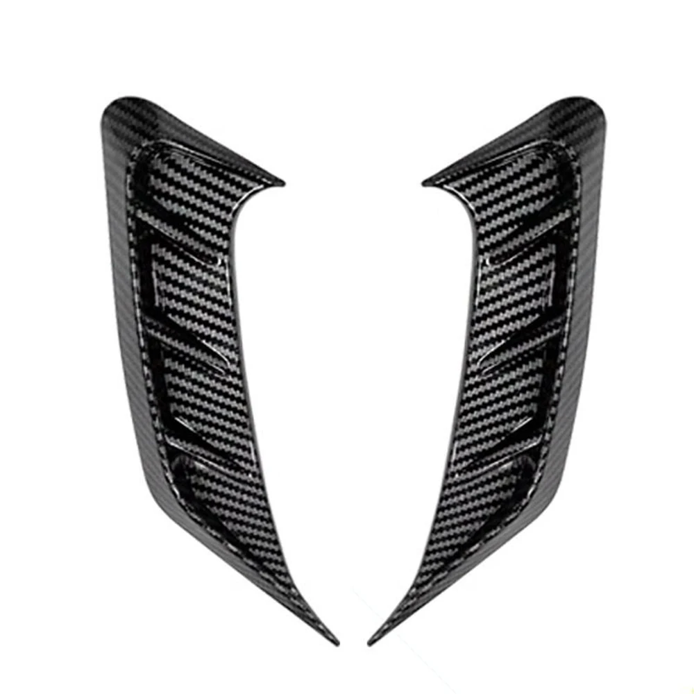 Car Rear Light Eyelid Covers Stickers RS4 Style Glossy Black Carbon Look For Audi A4L B9 2020+ Car Styling