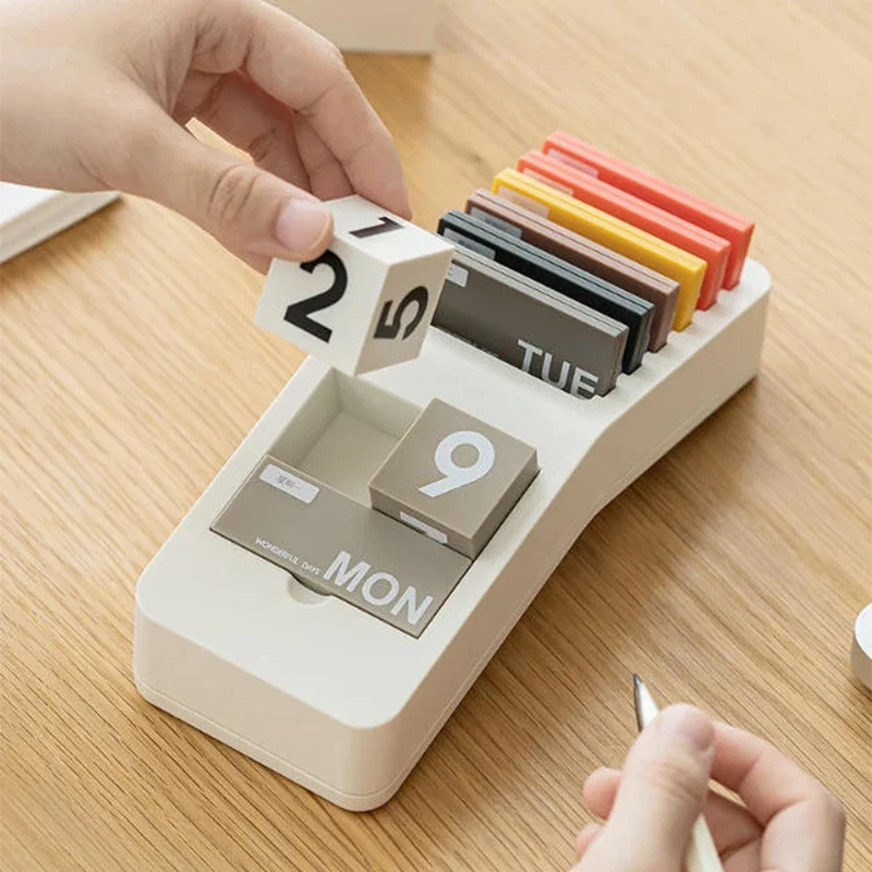 desk-calendar-creative-curved-perpetual-calendar-desktop-fun-calendar-cultural-office-stationery-supplies-small-ornaments-new