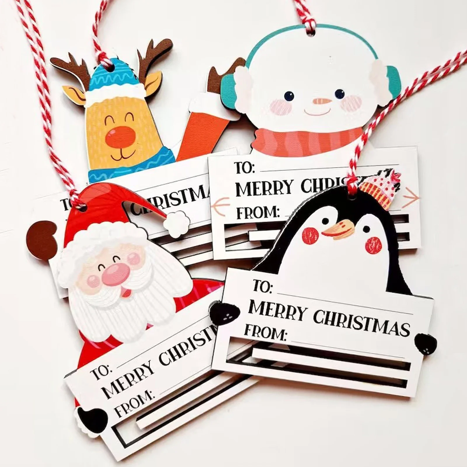 Christmas Money Cash Wallet Creative Christmas Tree Pendants Decoration Unique Red Envelope Card Voucher Holder Xmas Gifts