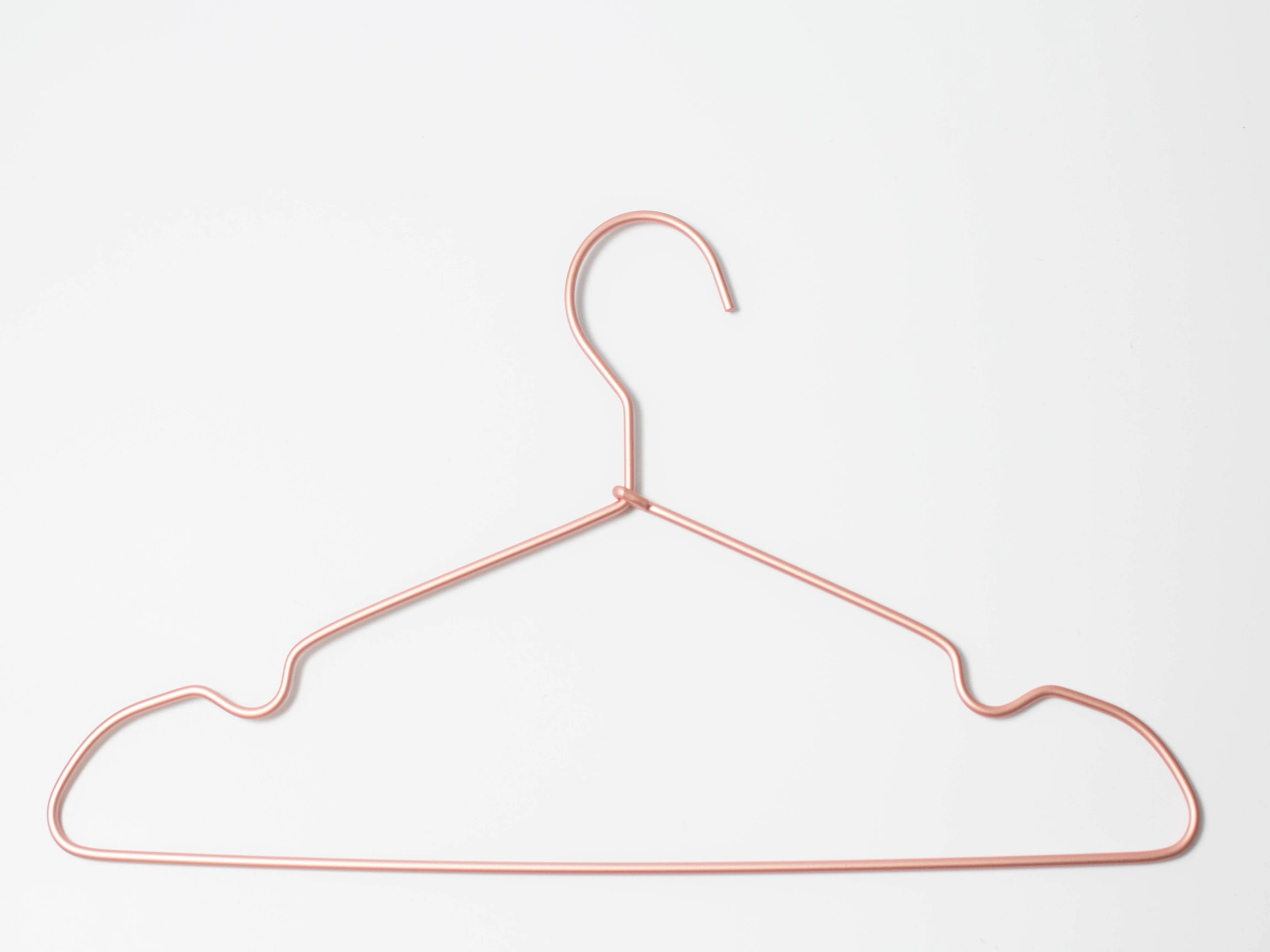 

10 PCS Metal Clothes Hanger Rose Gold Anti Slip (DN-2204-40-COP)