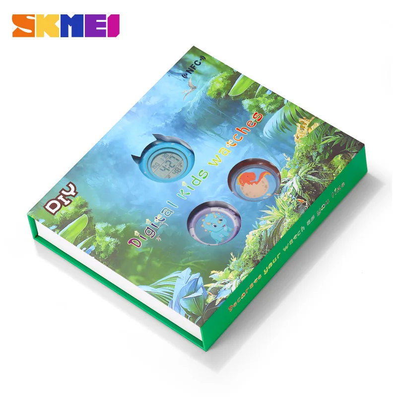 SKMEI-Montre-bracelet électronique étanche pour enfants, montre numérique pour garçons et filles, mouvement de mode, relogement, bricolage, enfants