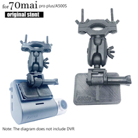 For Original 70mai Dash Cam pro plus/A500S stand,360° rearview mirror connection bracket 1pcs+3M double-sided adhesive tape 3pcs