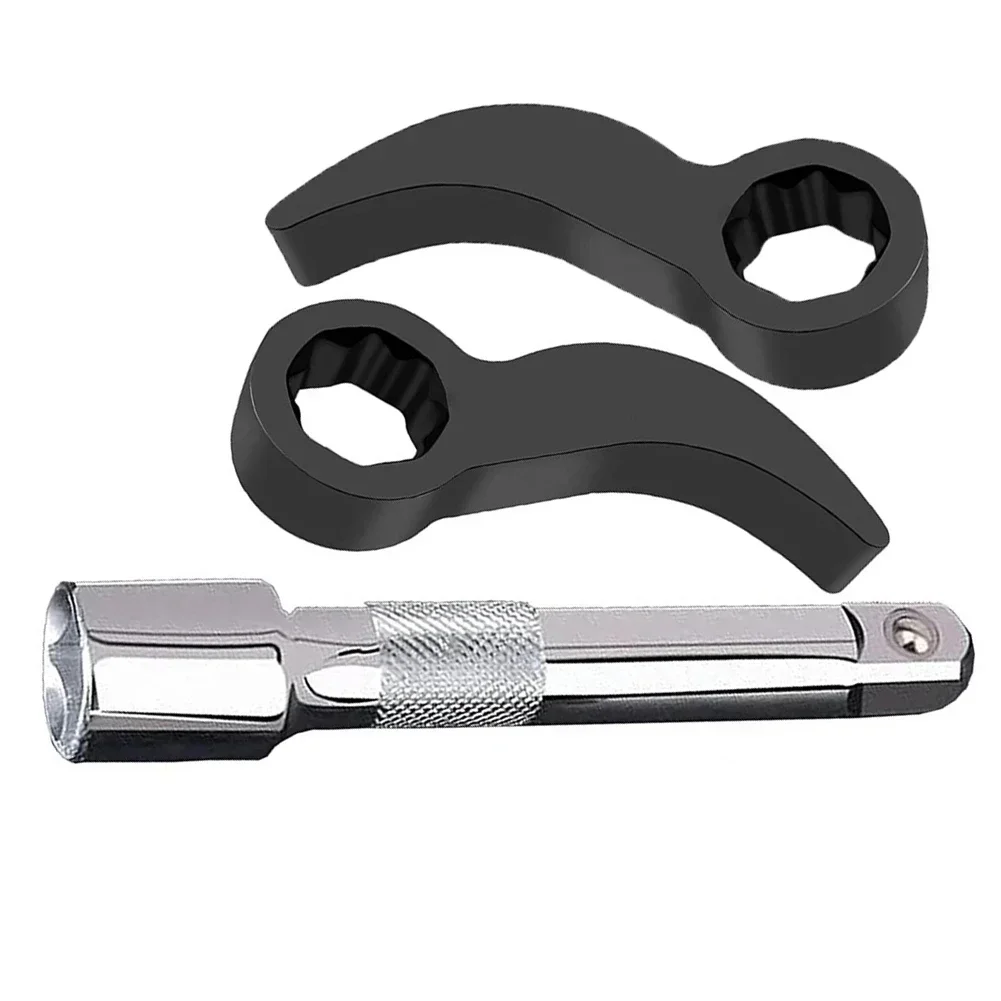 

3PCS Pry Bar Wrench Adaptor Extension Rod Head Crowbar Half Shaft Removal Car Repairing Dismantling And Installation Tools