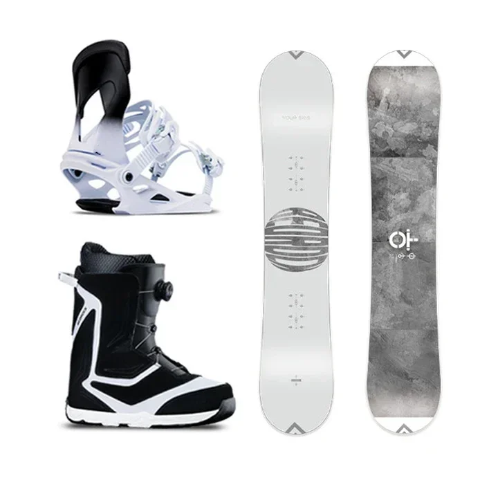 A para 2024 nuevas botas de nieve al por mayor personalizadas de gran oferta con Snowboard de fibra de carbono de carreras de estilo libre