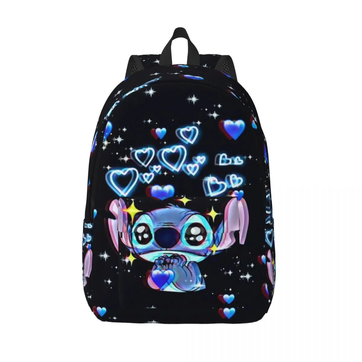 Butterfly Lilo And Stitch Fashion Backpack Gift Student Work Cartoon Daypack for Men Women College Canvas Bags