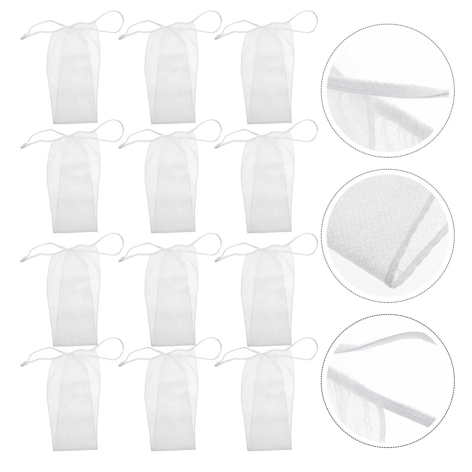 50Pcs Women Disposable Thongs Universal Size Skin-Friendly Breathable Lightweight Briefs for Travel Spa Sauna Massage Panties