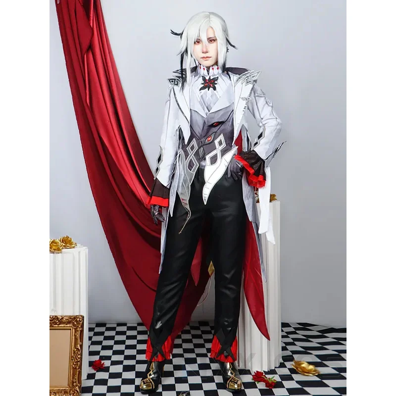 เ็น shinimpact Harlequin otets เกมสวมบทบาทชุดคอสเพลย์ผู้หญิงการ์ตูนกับชุดฮาลโลว์วิกปาร์ตี้เสาแอนิเมชัน