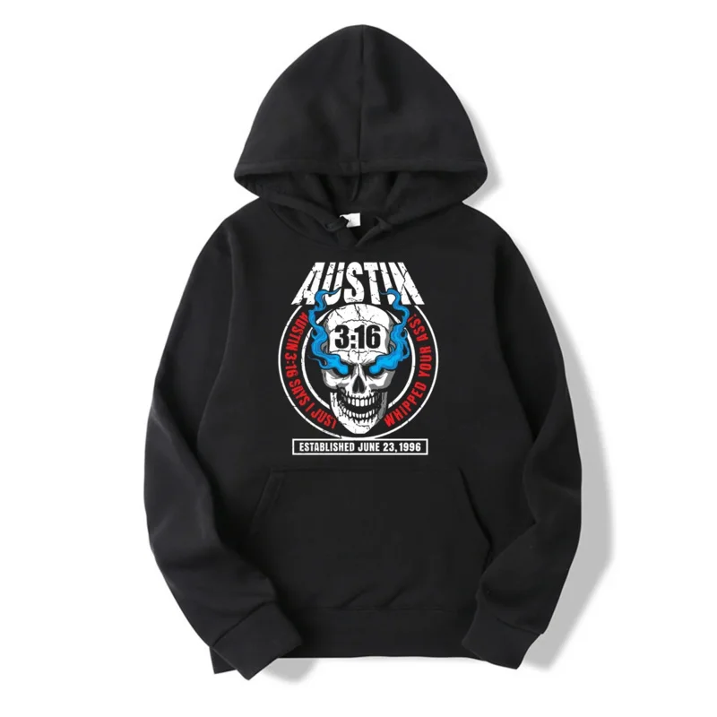 

Steve Austin KOTR Hoodie for Men and Women, Cold Stone Printed Cotton Sports Clothing, Winter Clothes, Unisex M-5XL, 1996