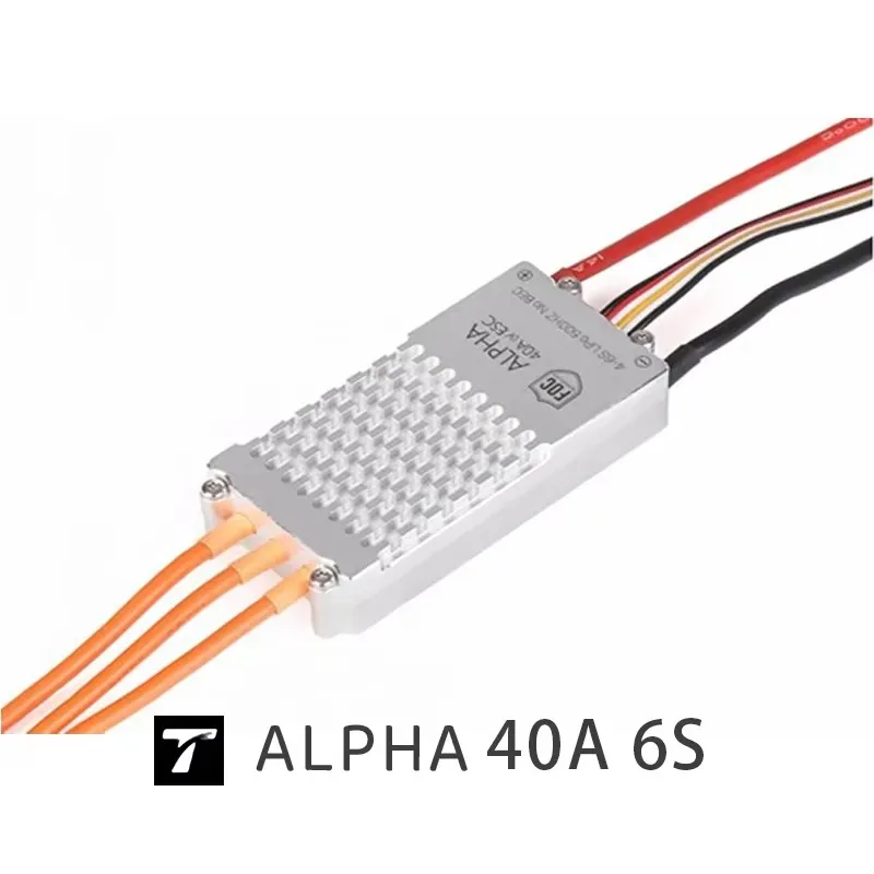 BoMassTMOTOR ALPHA 40A FOC ESC 4S-6S IP55 Rated Low Noise Drive For Precision FPV Fixed-Wing And Multirotor Aircraft