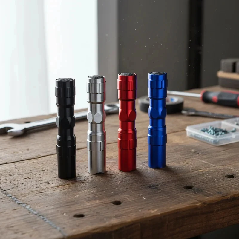 Led Mini Bright Flashlight Torch Pocket Light Portable Lantern Aa Battery Powerful Led For Hunting Camping