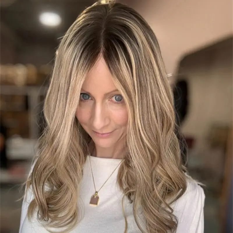 موجة طبيعية بوب 13x4 أومبير الكرمل شقراء الاصطناعية HD شفافة الدانتيل شعر مستعار أمامي عالية الكثافة واقعية شعري شعر مستعار للنساء #5